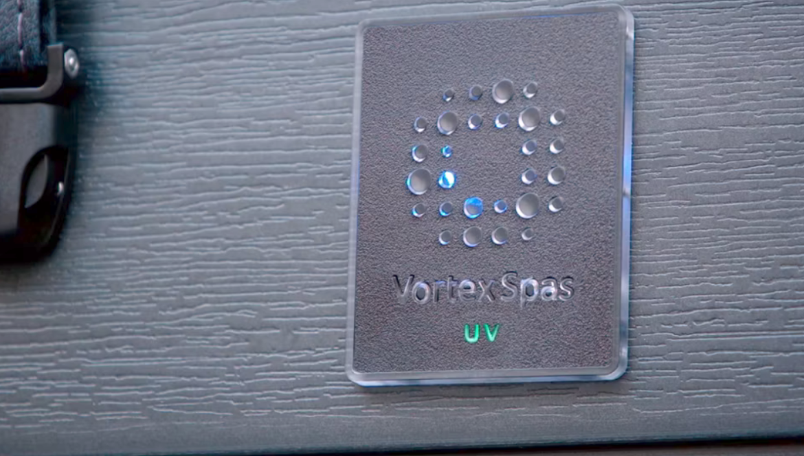 Vortex™ Spas Health badge en UV-licht